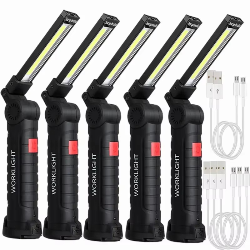 Power Bank - Lampe de poche LED COB Portable,