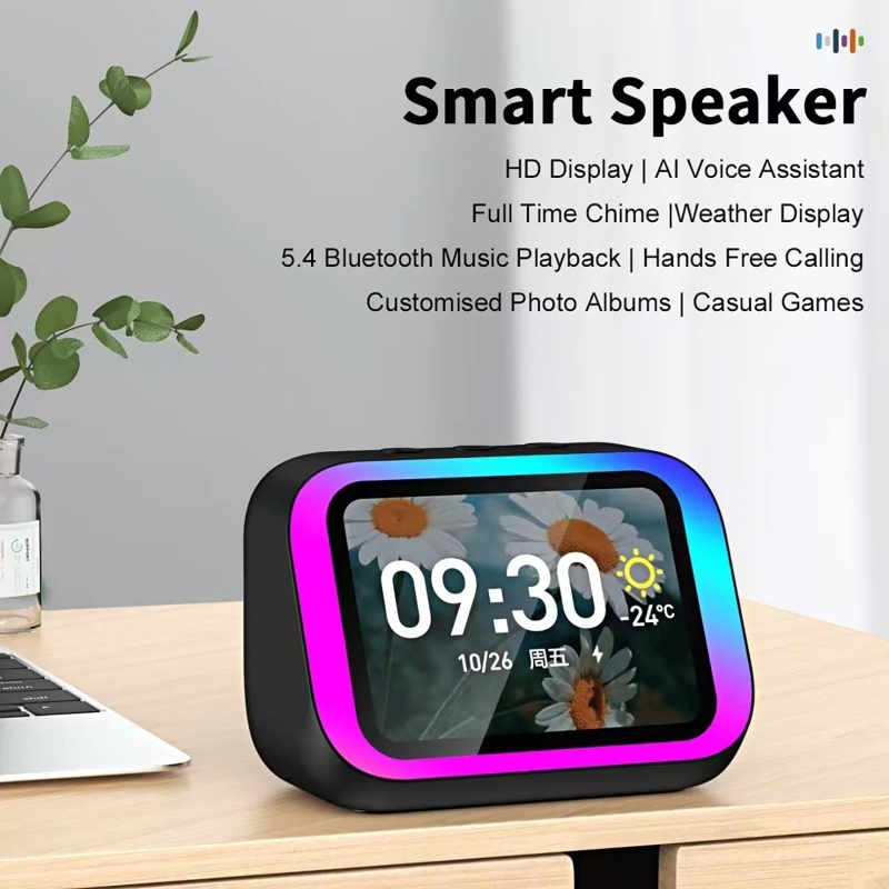 Bluetooth Speaker - Assistant vocal IA, enceinte Bluetooth avec