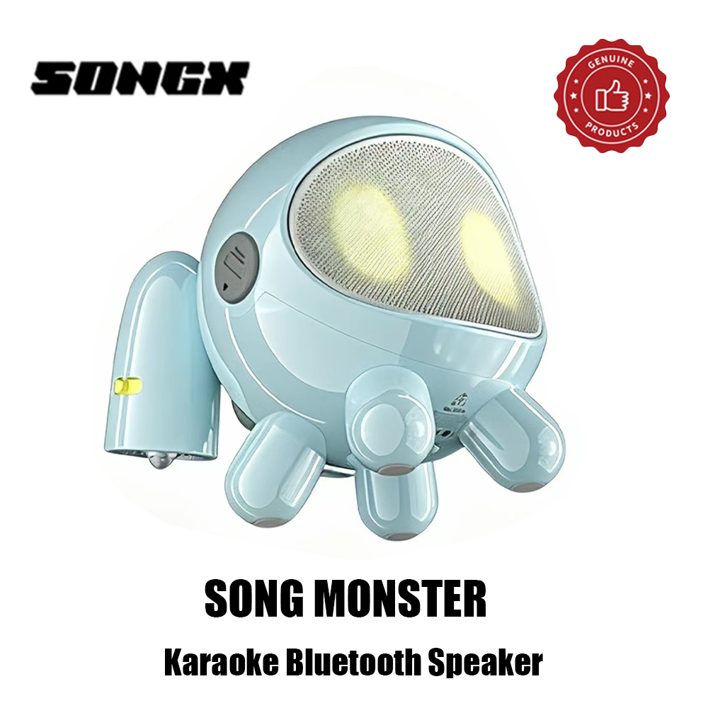 Bluetooth Speaker - SONGX SONGMONSTER Haut-parleur Bluetooth karaoké robot