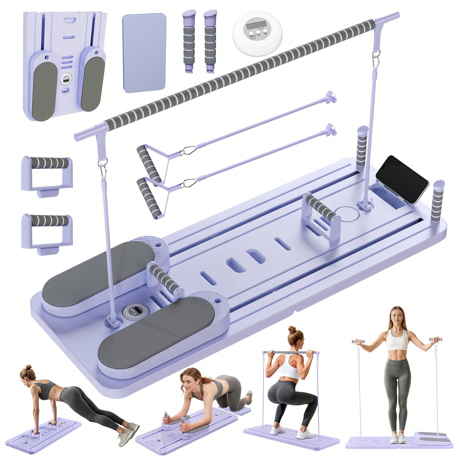 Reformer Pilates avec barre, p - Phone Holder avis et prix