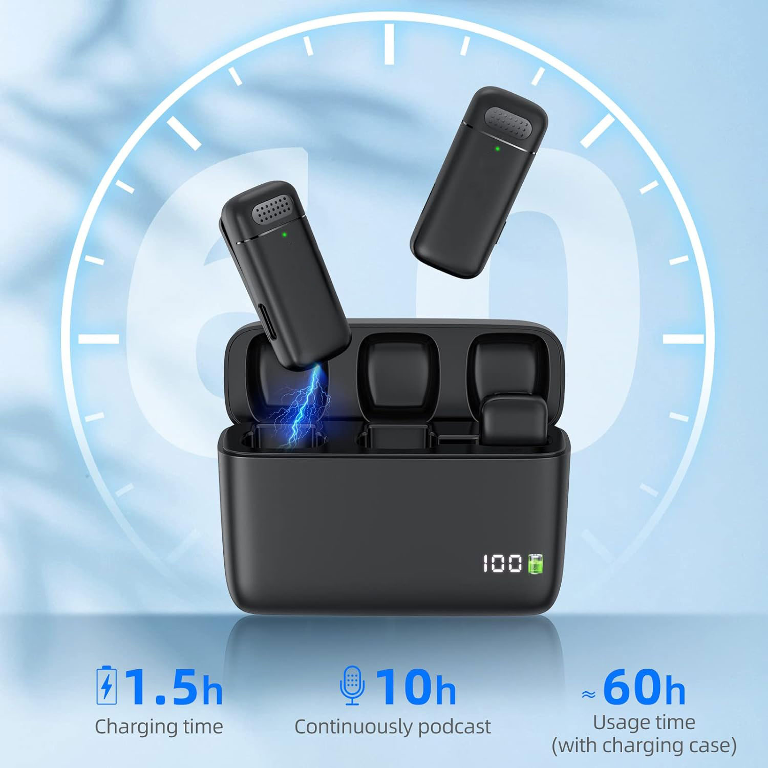 Lot de 2 microphones cravate s - Wireless Charger avis et prix