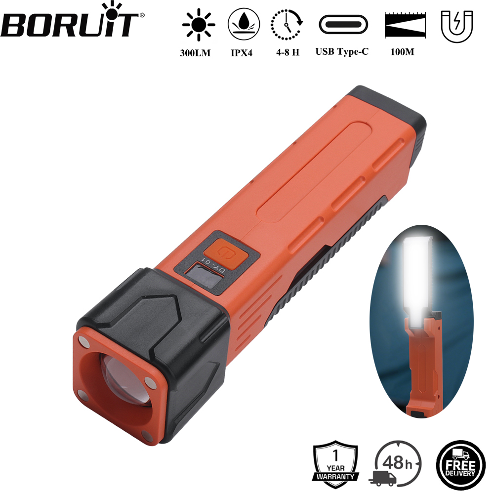 BORUiT 300LM LED lampe de trav - Power Bank avis et prix
