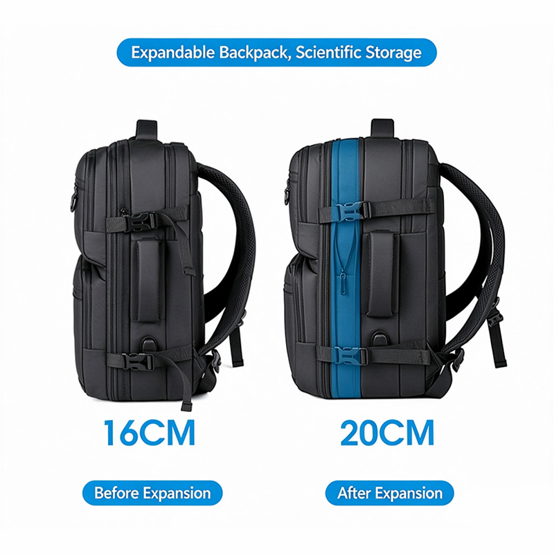 Sac à dos de voyage extensible - Usb Charger avis et prix