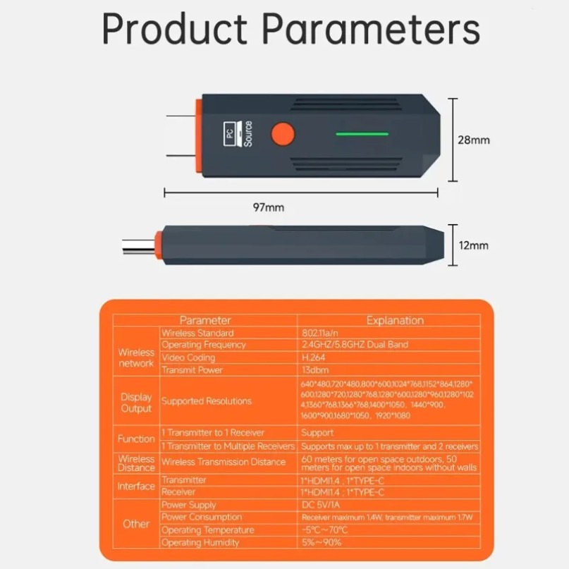 Transmetteur récepteur sans fi - Hdmi Adapter avis et prix